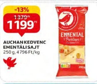 Auchan AUCHAN KEDVENC EMENTÁLISAJT 250 g ajánlat