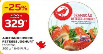 Auchan AUCHAN KEDVENC RÉTEGES JOGHURT 200 g ajánlat