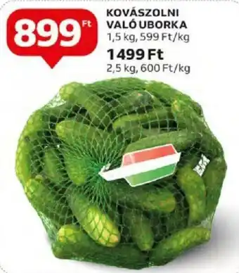 Auchan KOVÁSZOLNI VALÓ UBORKA 1,5 kg ajánlat