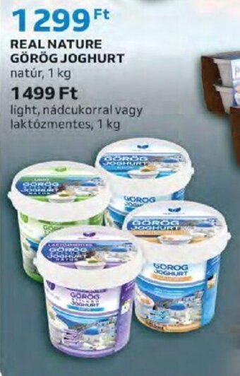 Auchan REAL NATURE GÖRÖG JOGHURT 1 kg ajánlat