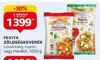 Auchan FEVITA ZÖLDSÉGKEVERÉK 1000 g ajánlat