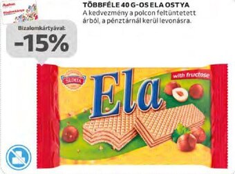 Auchan TÖBBFÉLE 40 G-OS ELA OSTYA ajánlat