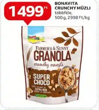 Auchan BONAVITA CRUNCHY MÜZLI 500 g ajánlat