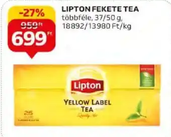 Auchan LIPTON FEKETE TEA 37 / 50 g ajánlat