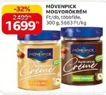 Auchan MÖVENPICK MOGYORÓKRÉM 300 g ajánlat