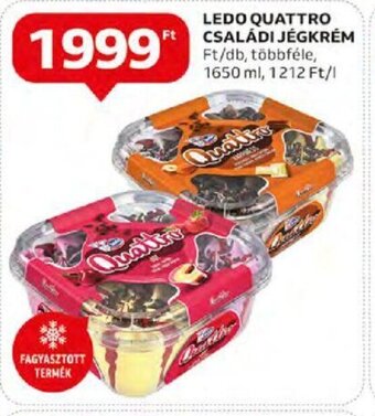 Auchan LEDO QUATTRO CSALÁDI JÉGKRÉM 1650 ml ajánlat