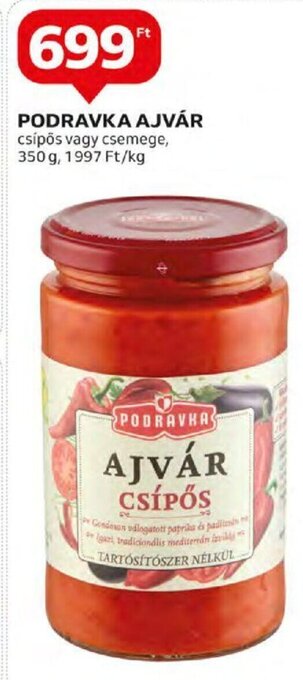Auchan PODRAVKA AJVÁR 350 g ajánlat