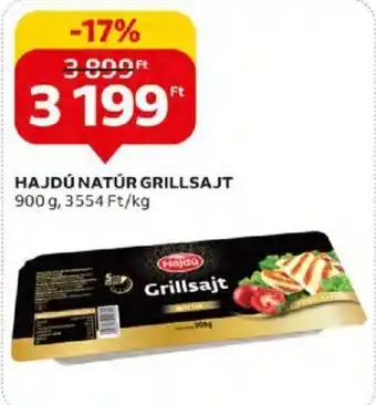 Auchan HAJDÚ NATÚR GRILLSAJT 900 g ajánlat