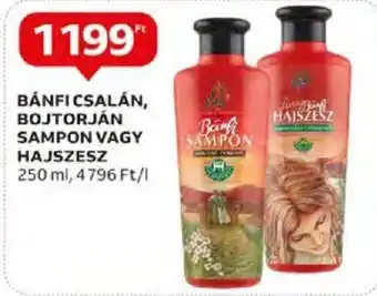 BÁNFI CSALÁN, BOJTORJÁN SAMPON VAGY HAJSZESZ 250 ml