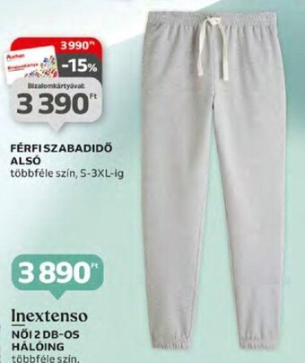 Auchan FÉRFI SZABADIDŐ ALSÓ 1 db ajánlat