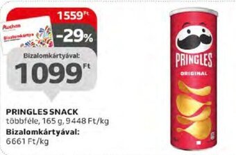 Auchan PRINGLES SNACK 165 g ajánlat