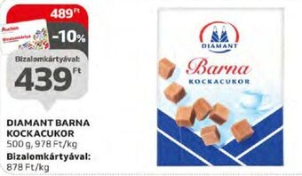 Auchan DIAMANT BARNA KOCKACUKOR 500 g ajánlat