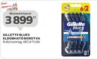 Auchan GILLETTE BLUE3 ELDOBHATÓ BOROTVA 8 db ajánlat