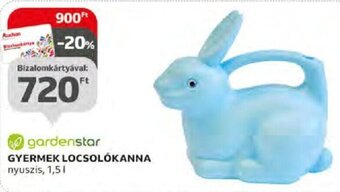 Auchan gardenstar GYERMEK LOCSOLÓKANNA 1 db ajánlat
