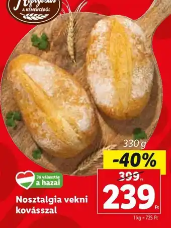 Lidl Nosztalgia vekni kovásszal 330 g ajánlat