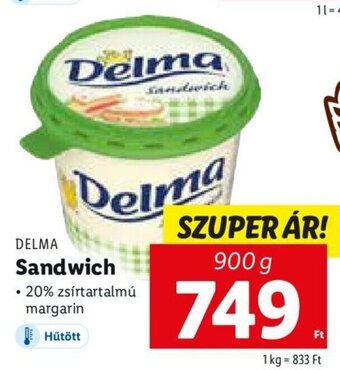 Lidl DELMA Sandwich 900 g ajánlat