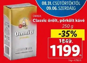 OMNIA Classic őrölt, pörkölt kávé 250 g