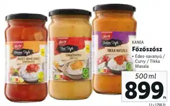 Lidl KANIA Főzőszósz 500 ml ajánlat