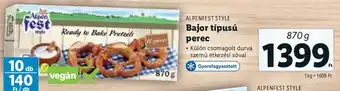 Lidl ALPENFEST STYLE Bajor típusú perec 870 g ajánlat