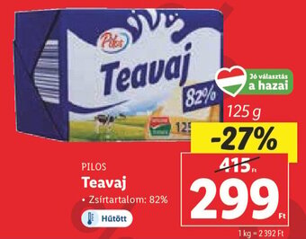 Lidl PILOS Teavaj 125 g ajánlat