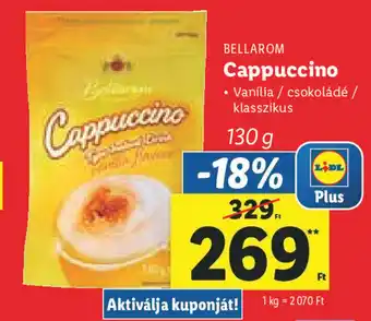 Lidl BELLAROM Cappuccino 130 g ajánlat