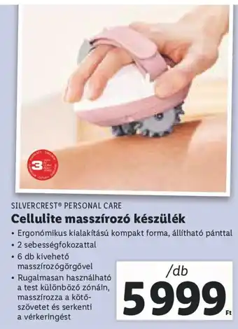 Lidl SILVERCREST PERSONAL CARE Cellulite masszírozó készülék 1 db ajánlat