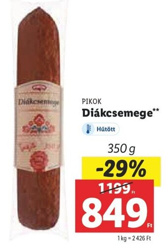 Lidl PIKOK Diákcsemege 350 g ajánlat