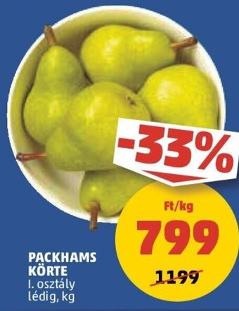 PENNY PACKHAMS KÖRTE 1 kg ajánlat