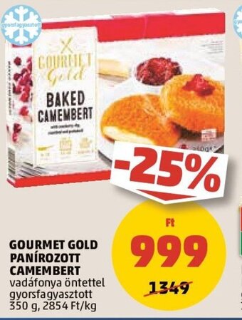 GOURMET GOLD PANÍROZOTT CAMEMBERT 350 g