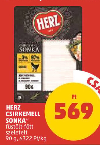PENNY HERZ CSIRKEMELL SONKA 90 g ajánlat