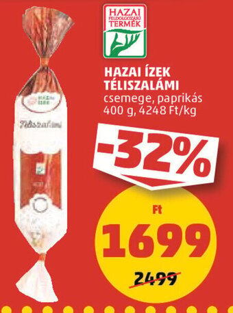 PENNY HAZAI ÍZEK TÉLISZALÁMI 400 g ajánlat