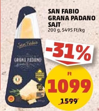 PENNY SAN FABIO GRANA PADANO SAJT 200 g ajánlat