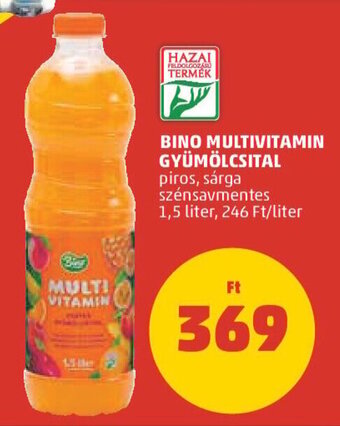 PENNY BINO MULTIVITAMIN GYÜMÖLCSITAL 1,5 l ajánlat