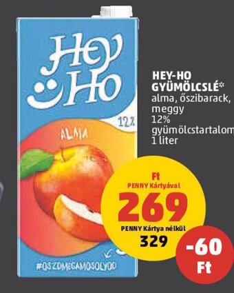 PENNY HEY-HO GYÜMÖLCSLÉ 1 l ajánlat
