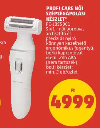 PENNY PROFI CARE NŐI SZÉPSÉGÁPOLÁSI KÉSZLET ajánlat