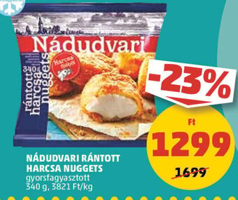 PENNY NÁDUDVARI RÁNTOTT HARCSA NUGGETS 340 g ajánlat