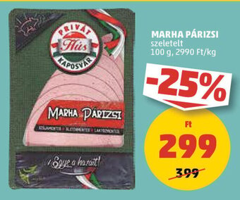 PENNY MARHA PÁRIZSI 100 g ajánlat