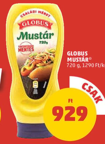 PENNY GLOBUS MUSTÁR 720 g ajánlat