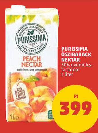 PENNY PURISSIMA ŐSZIBARACK NEKTÁR 1 l ajánlat