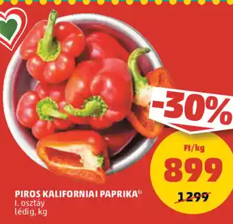 PENNY PIROS KALIFORNIAI PAPRIKA 1 kg ajánlat