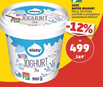 PENNY SISSY NATÚR JOGHURT 900 g ajánlat