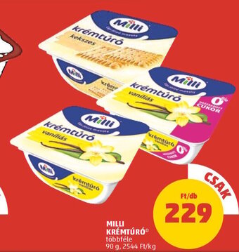 PENNY MILLI KRÉMTÚRÓ 90 g ajánlat
