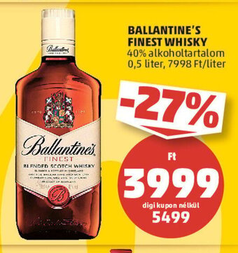 PENNY BALLANTINE'S FINEST WHISKY 0,5 l ajánlat