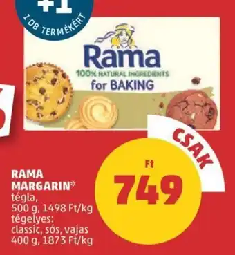 PENNY RAMA MARGARIN 500 / 400 g ajánlat