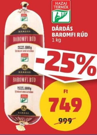 PENNY DÁRDÁS BAROMFI RÚD 1 kg ajánlat