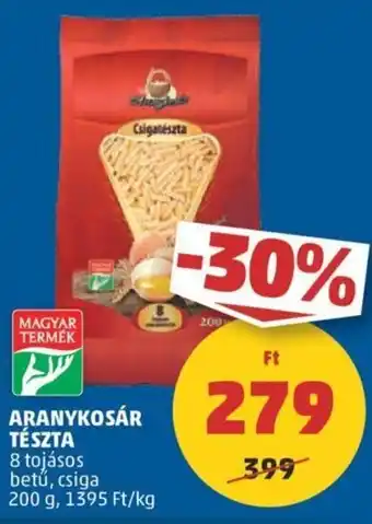 PENNY ARANYKOSÁR TÉSZTA 200 g ajánlat