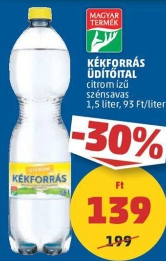 PENNY KÉKFORRÁS ÜDÍTŐITAL 1,5 l ajánlat