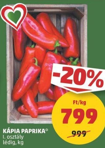 PENNY KÁPIA PAPRIKA 1 kg ajánlat