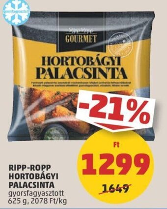 PENNY RIPP-ROPP HORTOBÁGYI PALACSINTA 625 g ajánlat