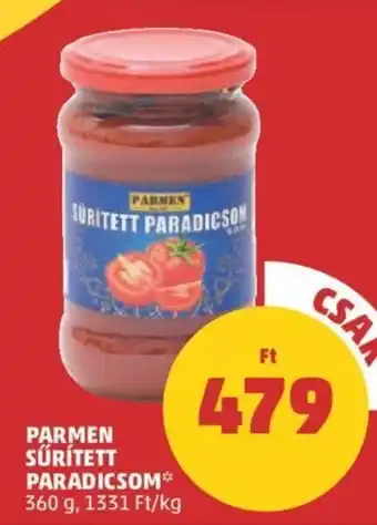 PENNY PARMEN SŰRÍTETT PARADICSOM 360 g ajánlat
